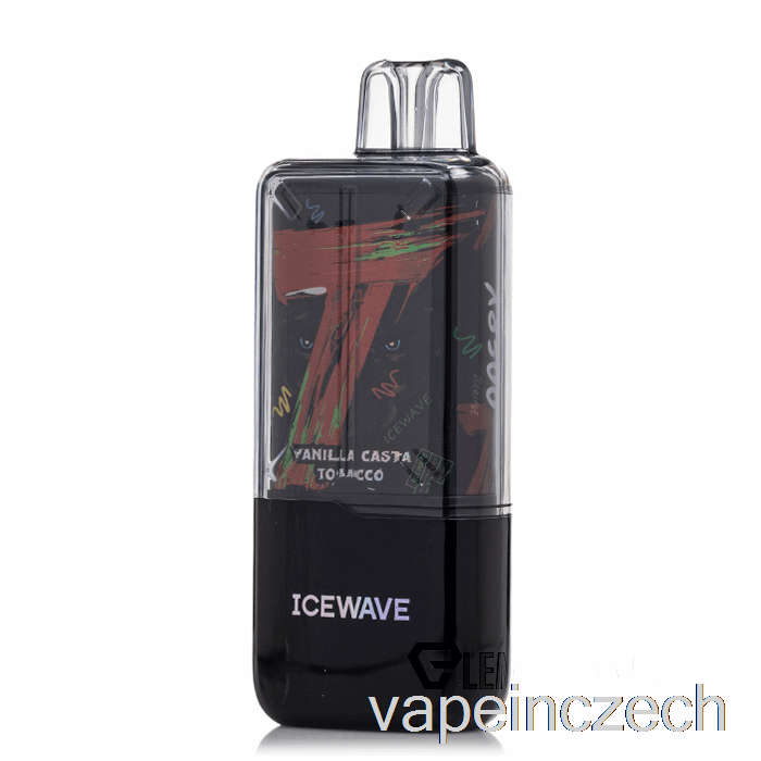 Icewave X8500 Jednorázová Vanilková Casta Tabáková Vape Bez Nikotinu